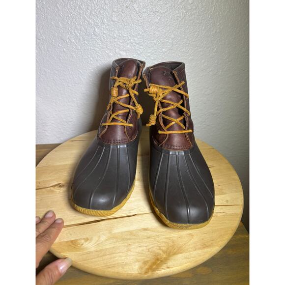 Sperry Women's Saltwater Leather Upper Duck Boot 9.5 M - Picture 3 of 10